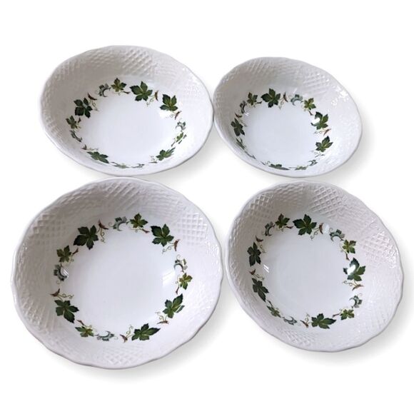 Marlborough Old English Ironstone By Simpsons Potters Concord Set of 4 B… - Picture 1 of 10